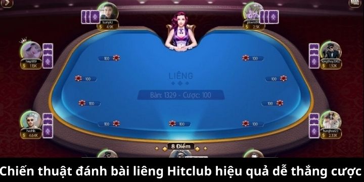 Chiến thuật đánh bài liêng Hitclub hiệu quả dễ thắng cược